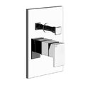Змішувач Gessi Rettangolo (44604-031) Для ванни, Для душа Хром