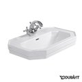 Керамическая раковина 60 см Duravit 1930 (0438600000) На пьедестал, Подвесные Прямоугольные
