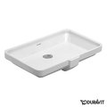 Керамічна раковина 52,5 см Duravit 2nd floor (0316530000) Вбудовувані знизу 