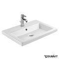 Керамічна раковина 60 см Duravit 2nd floor (0347600000) Вбудовувані зверху, На стільницю, На тумбу 