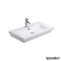 Керамическая раковина шлифованная 70 см Duravit 2nd floor (0491700027) На столешницу, На тумбу Прямоугольные