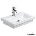 Керамическая раковина шлифованная 50 см Duravit 2nd floor (0790500071) На столешницу, На тумбу Прямоугольные