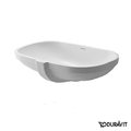 Керамічна раковина 49,5 см Duravit D-Code (0338490000) Вбудовувані знизу 