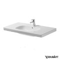 Керамическая раковина 105 см Duravit D-Code (0342100000) На полупьедестал, На пьедестал, На столешницу, На тумбу Прямоугольные