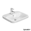 Керамическая раковина 56 см Duravit DuraStyle (0374560000) Встраиваемые сверху Прямоугольные