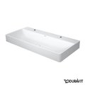 Керамическая раковина 100 см Duravit DuraSquare (2353100043) На консоль Прямоугольные