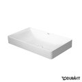 Керамическая раковина 60 см Duravit DuraSquare (2355600000) На столешницу, На тумбу Прямоугольные