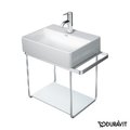 Стеклянная полочка 42 см Duravit DuraSquare, белая (0099668300) Duravit Полки