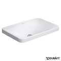Керамічна раковина 55 см Duravit P3 Comforts (0377550000) Вбудовувані зверху 