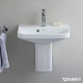 Керамическая раковина 45 см Duravit P3 Comforts (0716450000) На полупьедестал, Подвесные Прямоугольные