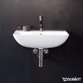 Керамическая раковина 45 см Duravit ME by Starck (0719450000) На полупьедестал, Подвесные Прямоугольные