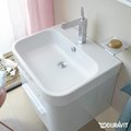 Керамическая раковина 60 см Duravit Happy D.2 (2318600000) На консоль, На столешницу, На тумбу Прямоугольные