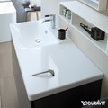 Керамическая раковина 125 см Duravit P3 Comforts (2333120000) На полупьедестал, На пьедестал, На столешницу, На тумбу, Подвесные Асимметричные, Прямоугольные