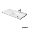 Керамическая раковина 105 см Duravit P3 Comforts (2334100000) На полупьедестал, На пьедестал, На столешницу, На тумбу, Подвесные Асимметричные, Прямоугольные