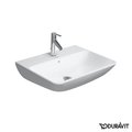 Керамическая раковина 55 см Duravit ME by Starck (2335550000) На полупьедестал, На пьедестал, Подвесные Прямоугольные