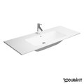 Керамическая раковина 123 см Duravit ME by Starck (2336120000) На полупьедестал, На пьедестал, На столешницу, На тумбу Прямоугольные