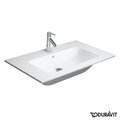 Керамическая раковина 83 см Duravit ME by Starck (2336830000) На полупьедестал, На пьедестал, На столешницу, На тумбу Прямоугольные
