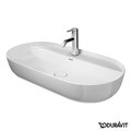 Керамическая раковина 80 см Duravit Luv (0380800000) На столешницу, На тумбу Овальные, Раковины-чаши