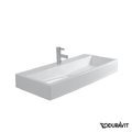 Керамическая раковина 100 см Duravit Vero, белая (0454100071) На столешницу, На тумбу Прямоугольные