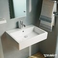 Керамическая раковина 60 см Duravit Vero, белая (0454600000) На консоль, На столешницу, На тумбу, Подвесные Прямоугольные