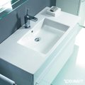 Керамическая раковина 105 см Duravit Vero, белая (0329100000) На консоль, На столешницу, На тумбу Прямоугольные