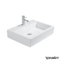 Керамическая раковина 50 см Duravit Vero, белая (0454500071) На столешницу, На тумбу Прямоугольные
