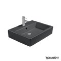 Керамическая раковина 60 см Duravit Vero, черная (0454600827) На столешницу, На тумбу Прямоугольные
