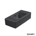 Керамическая раковина 50 см Duravit Vero, черная (0703500800) Подвесные Прямоугольные