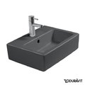 Керамічна раковина 45 см Duravit Vero, чорна (0704450800) Підвісні 