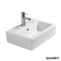 Керамическая раковина 45 см Duravit Vero, белая (0704450027) На столешницу, На тумбу Прямоугольные