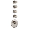 Смеситель Fima Carlo Frattini Fimatherm (F3083X4Inox) Для ванны, Для душа Нерж. сталь