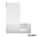 Ванна каменная 170х75 Duravit Shower + Bath (700403000100000) Duravit Прямоугольные