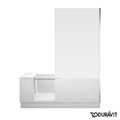 Ванна кам'яна 170х75 Duravit Shower + Bath (700404000100000) Duravit Прямокутні