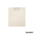 Душевой поддон каменный 90х80 Duravit Stonetto, песочный (720145480000000) Мелкие Песочный