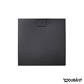 Душевой поддон каменный 90х90 Duravit Stonetto, антрацит (720146680000000) Мелкие Черный