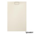 Душевой поддон каменный 140х100 Duravit Stonetto, песочный (720170480000000) Мелкие Песочный