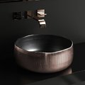 Керамічна раковина Glass Design Mode Lux, gunmetal / bronze (MODE40GMSL) На стільницю 