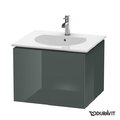 Тумба подвесная 60х51,6 Duravit Delos, доломитово-серый глянцевый (DL623103838) Duravit Тумбы
