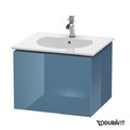Тумба підвісна 60х51, 6 Duravit Delos, блакитний камінь глянцевий (DL623104747) Duravit Тумби