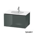 Тумба подвесная 80х54,1 Duravit Delos, доломитово-серый глянцевый (DL623203838) Duravit Тумбы