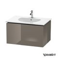 Тумба подвесная 80х54,1 Duravit Delos, фланелево-серый глянцевый (DL623208989) Duravit Тумбы