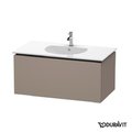 Тумба подвесная 100х54,1 Duravit Delos, базальт матовый (DL623304343) Duravit Тумбы