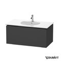Тумба подвесная 100х54,1 Duravit Delos, графит матовый (DL623304949) Duravit Тумбы
