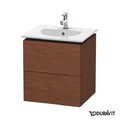 Тумба подвесная 50х42,6 Duravit Delos, американский орех (DL633001313) Duravit Тумбы