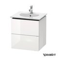 Тумба підвісна 50х42, 6 Duravit Delos, білий глянцевий (DL633002222) Duravit Тумби