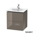 Тумба підвісна 50х42, 6 Duravit Delos, фланелево-сірий глянцевий (DL633008989) Duravit Тумби