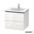 Тумба підвісна 60х51, 6 Duravit Delos, білий глянцевий (DL633108585) Duravit Тумби