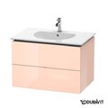 Тумба підвісна 80х54, 1 Duravit Delos, абрикосовий перли глянцевий (DL633201010) Duravit Тумби