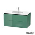 Тумба підвісна 100х54, 1 Duravit Delos, нефрит глянцевий (DL633300303) Duravit Тумби