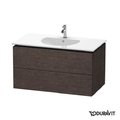 Тумба підвісна 100х54, 1 Duravit Delos, дуб темний брашірованний (DL633307272) Duravit Тумби